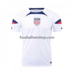 Günstige Fußball Trikotsatz USA Herren Heimtrikot World Cup 2022 Kurzarm