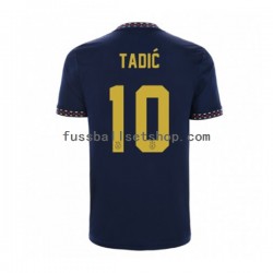 Günstige Fußball Trikotsatz Ajax Amsterdam Dusan Tadic 10 Herren Auswärtstrikot 2022-2023 Kurzarm