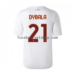 Günstige Fußball Trikotsatz AS Rom Paulo Dybala 21 Herren Auswärtstrikot 2022-2023 Kurzarm