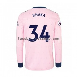 Günstige Fußball Trikotsatz Arsenal Granit Xhaka 34 Herren Ausweichtrikot 2022-2023 Langarm