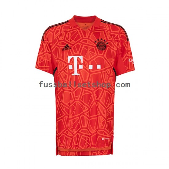 Günstige Fußball Trikotsatz FC Bayern München Torwart Herren Ausweichtrikot 2022-2023 Kurzarm