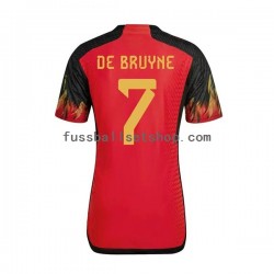 Günstige Fußball Trikotsatz Belgien De Bruyne 7 Herren Heimtrikot World Cup 2022 Kurzarm