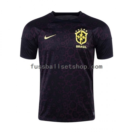 Günstige Fußball Trikotsatz Brasilien Torwart Herren Heimtrikot World Cup 2022 Kurzarm