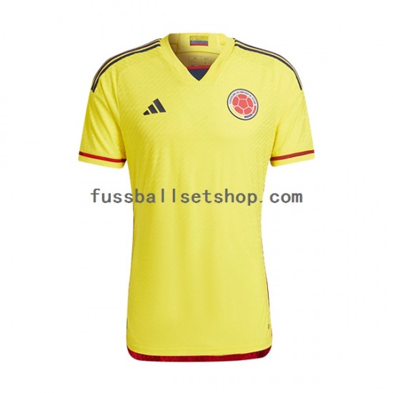 Günstige Fußball Trikotsatz Kolumbien Herren Heimtrikot 2022-2023 Kurzarm