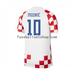 Günstige Fußball Trikotsatz Kroatien Modrić 10 Herren Heimtrikot World Cup 2022 Kurzarm