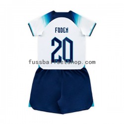 Günstige Fußball Trikotsatz England Foden 20 Kinder Heimtrikot World Cup 2022 Kurzarm Günstige Fußball Trikotsatz England Foden 20 Kinder Heimtrikot World Cup 2022 Kurzarm