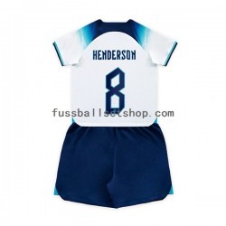 Günstige Fußball Trikotsatz England Henderson 8 Kinder Heimtrikot World Cup 2022 Kurzarm Günstige Fußball Trikotsatz England Henderson 8 Kinder Heimtrikot World Cup 2022 Kurzarm
