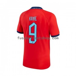 Günstige Fußball Trikotsatz England Kane 9 Herren Auswärtstrikot World Cup 2022 Kurzarm