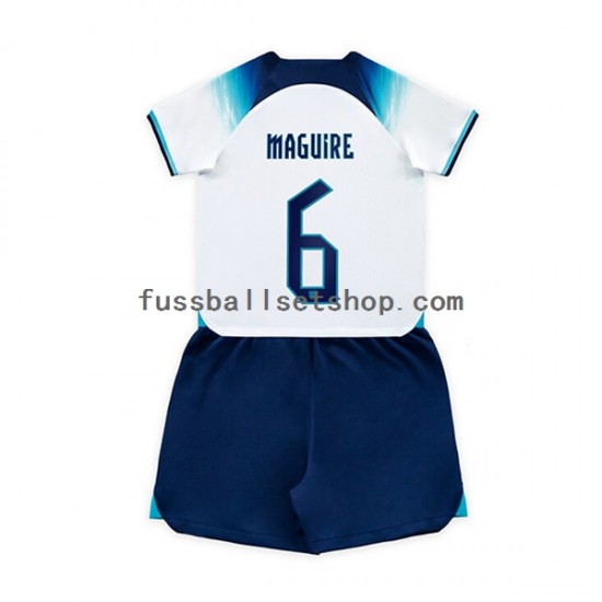 Günstige Fußball Trikotsatz England Maguire 6 Kinder Heimtrikot World Cup 2022 Kurzarm
