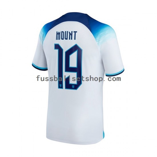 Günstige Fußball Trikotsatz England Mount 19 Herren Heimtrikot World Cup 2022 Kurzarm