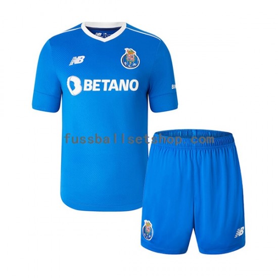 Günstige Fußball Trikotsatz FC Porto Kinder Ausweichtrikot 2022-2023 Kurzarm