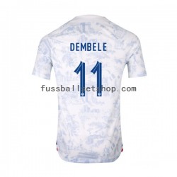 Günstige Fußball Trikotsatz Frankreich Dembele 11 Herren Auswärtstrikot World Cup 2022 Kurzarm