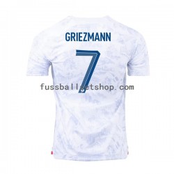 Günstige Fußball Trikotsatz Frankreich Griezmann 7 Herren Auswärtstrikot World Cup 2022 Kurzarm