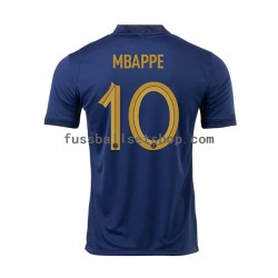 Günstige Fußball Trikotsatz Frankreich Mbappé 10 Herren Heimtrikot World Cup 2022 Kurzarm