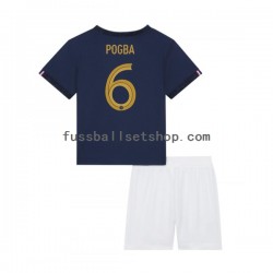 Günstige Fußball Trikotsatz Frankreich Pogba 6 Kinder Heimtrikot World Cup 2022 Kurzarm Günstige Fußball Trikotsatz Frankreich Pogba 6 Kinder Heimtrikot World Cup 2022 Kurzarm