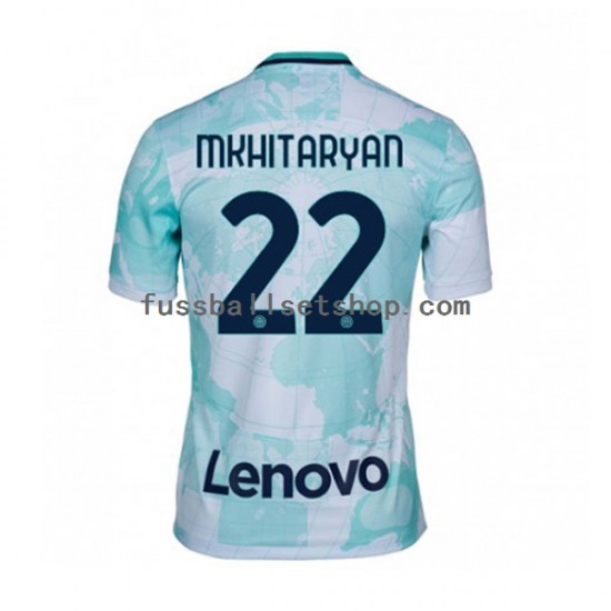 Günstige Fußball Trikotsatz Inter Mailand Henrikh Mkhitaryan 22 Herren Auswärtstrikot 2022-2023 Kurzarm