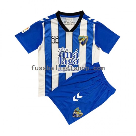 Günstige Fußball Trikotsatz Málaga CF Kinder Heimtrikot 2022-2023 Kurzarm
