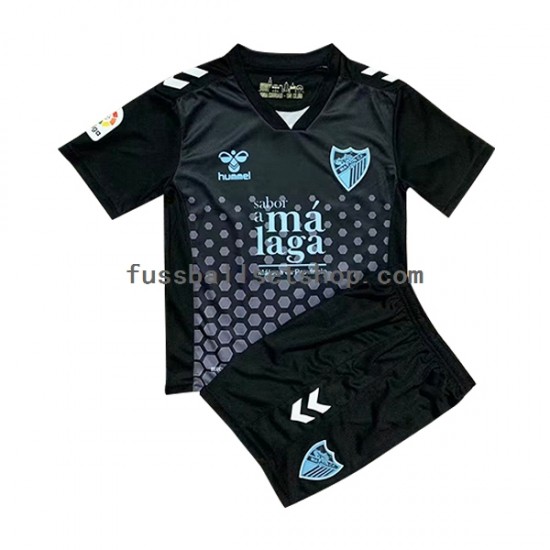 Günstige Fußball Trikotsatz Málaga CF Kinder Ausweichtrikot 2022-2023 Kurzarm