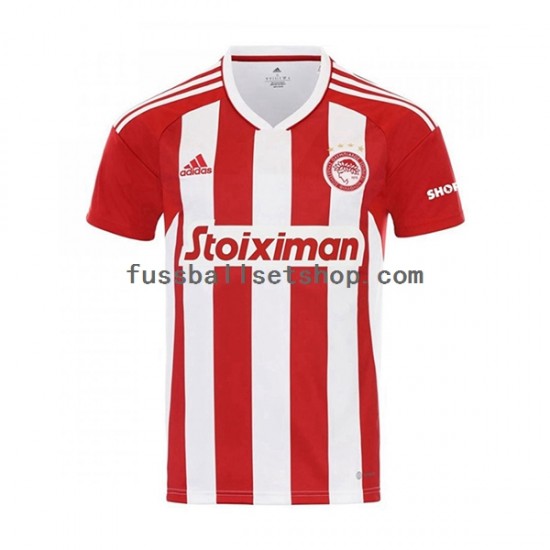 Günstige Fußball Trikotsatz Olympiacos Herren Heimtrikot 2022-2023 Kurzarm