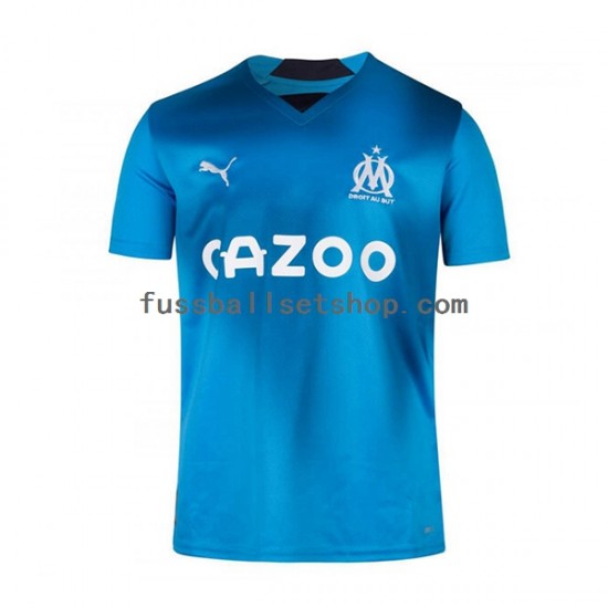 Günstige Fußball Trikotsatz Olympique Marseille Herren Ausweichtrikot 2022-2023 Kurzarm