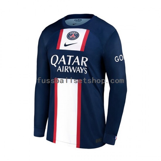 Günstige Fußball Trikotsatz Paris Saint-Germain Herren Heimtrikot 2022-2023 Langarm