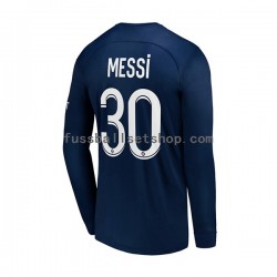 Günstige Fußball Trikotsatz Paris Saint-Germain Messi 30 Herren Heimtrikot 2022-2023 Langarm