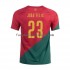 Günstige Fußball Trikotsatz Portugal Joao Felix 23 Herren Heimtrikot World Cup 2022 Kurzarm