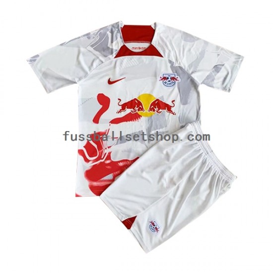 Günstige Fußball Trikotsatz RB Leipzig Kinder Heimtrikot 2022-2023 Kurzarm