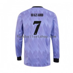 Günstige Fußball Trikotsatz Real Madrid Eden Hazard 7 Herren Auswärtstrikot 2022-2023 Langarm