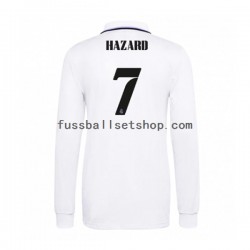 Günstige Fußball Trikotsatz Real Madrid Eden Hazard 7 Herren Heimtrikot 2022-2023 Langarm