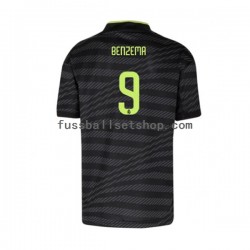 Günstige Fußball Trikotsatz Real Madrid Karim Benzema 9 Herren Ausweichtrikot 2022-2023 Kurzarm