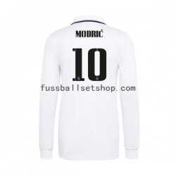 Günstige Fußball Trikotsatz Real Madrid Modrić 10 Herren Heimtrikot 2022-2023 Langarm