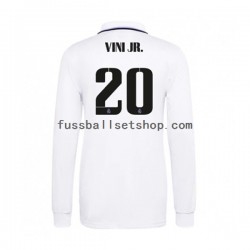 Günstige Fußball Trikotsatz Real Madrid Vinicius Junior 20 Herren Heimtrikot 2022-2023 Langarm