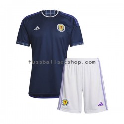 Günstige Fußball Trikotsatz Schottland Kinder Heimtrikot 2022-2023 Kurzarm