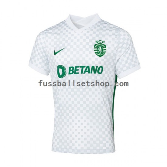 Günstige Fußball Trikotsatz Sporting CP Herren Ausweichtrikot 2022-2023 Kurzarm