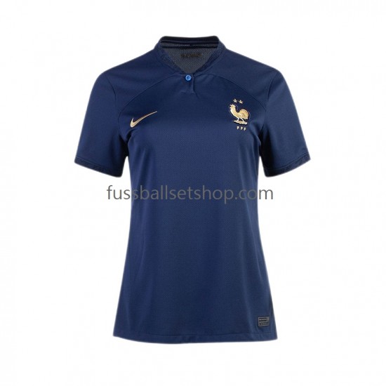 Günstige Fußball Trikotsatz Frankreich Frauen Heimtrikot World Cup 2022 Kurzarm