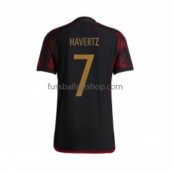 Günstige Fußball Trikotsatz Deutschland Havertz 7 Herren Auswärtstrikot World Cup 2022 Kurzarm