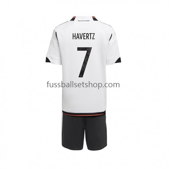Günstige Fußball Trikotsatz Deutschland Havertz 7 Kinder Heimtrikot World Cup 2022 Kurzarm