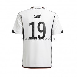 Günstige Fußball Trikotsatz Deutschland Sane 19 Herren Heimtrikot World Cup 2022 Kurzarm