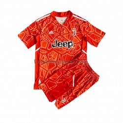 Günstige Fußball Trikotsatz Juventus Turin Torwart Kinder Auswärtstrikot 2022-2023 Kurzarm