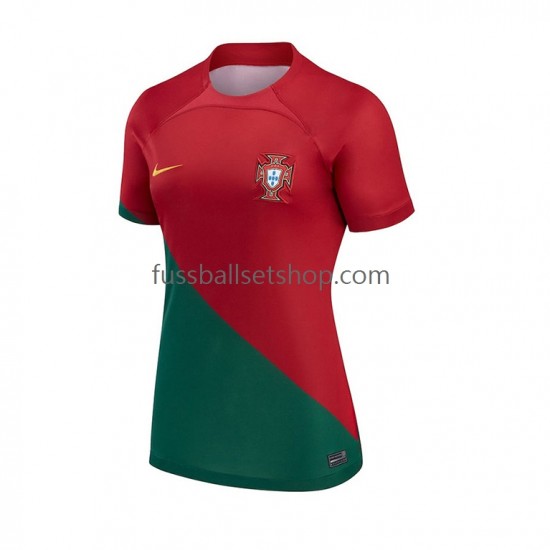 Günstige Fußball Trikotsatz Portugal Frauen Heimtrikot World Cup 2022 Kurzarm