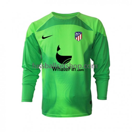 Günstige Fußball Trikotsatz Atlético Madrid Torwart Herren Heimtrikot 2022-2023 Langarm