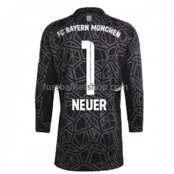 Günstige Fußball Trikotsatz FC Bayern München Manuel Neuer 1 Torwart Herren Auswärtstrikot 2022-2023 Langarm