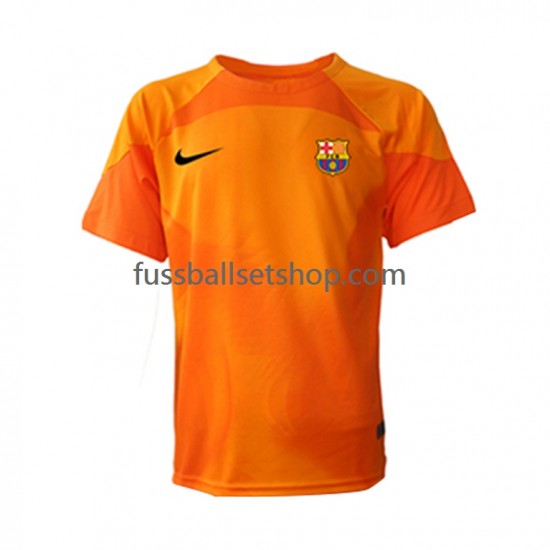 Günstige Fußball Trikotsatz FC Barcelona Torwart Herren Ausweichtrikot 2022-2023 Kurzarm