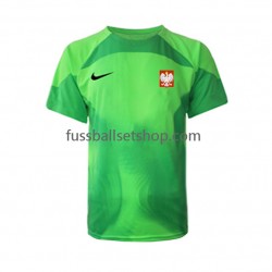 Günstige Fußball Trikotsatz Polen Torwart Herren Heimtrikot World Cup 2022 Kurzarm