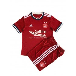 Günstige Fußball Trikotsatz Aberdeen Kinder Heimtrikot 2021-2022 Kurzarm