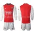 Günstige Fußball Trikotsatz Arsenal Kinder Heimtrikot 2021-2022 Langarm