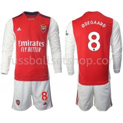 Günstige Fußball Trikotsatz Arsenal Odegaard 8 Kinder Heimtrikot 2021-2022 Langarm