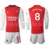 Günstige Fußball Trikotsatz Arsenal Odegaard 8 Kinder Heimtrikot 2021-2022 Langarm