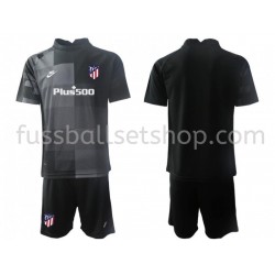 Günstige Fußball Trikotsatz Atlético Madrid Torwart Kinder Auswärtstrikot 2021-2022 Kurzarm